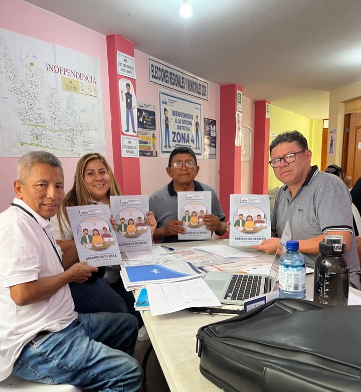 ODPE Independencia informa a la ciudadanía sobre comicios del 4 de octubre
